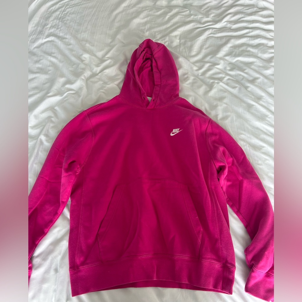 pink nike hoodie